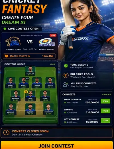 Ws (ws bet) fantasy cricket & matchday visual 3